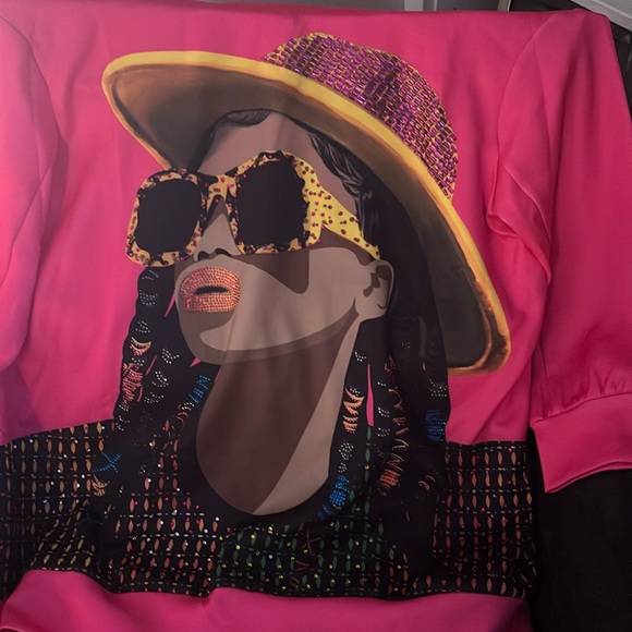 Brand New Pink Sweatshirt Size Medium - Picture 1 of 4